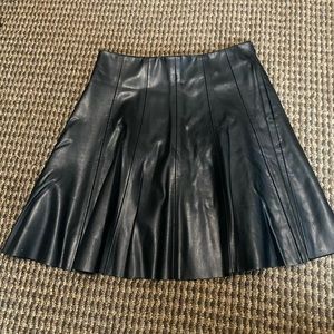 Zara leather skirt